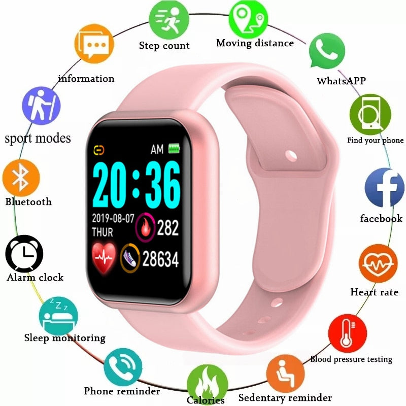 Smart Watch Waterproof con screen quadrato