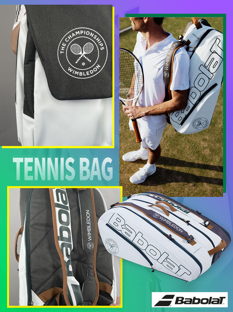 Borsa da Padel/Tennis Babolat Wimbledon monospalla Bianca