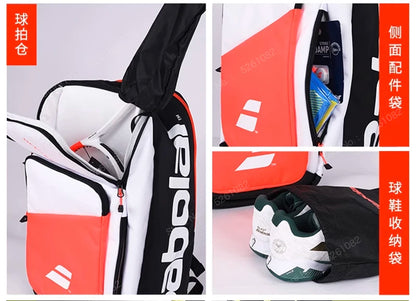 Zaino da Padel/Tennis Babolat Bianco ed arancio