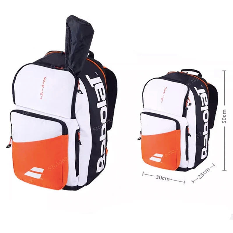 Zaino da Padel/Tennis Babolat Bianco ed arancio